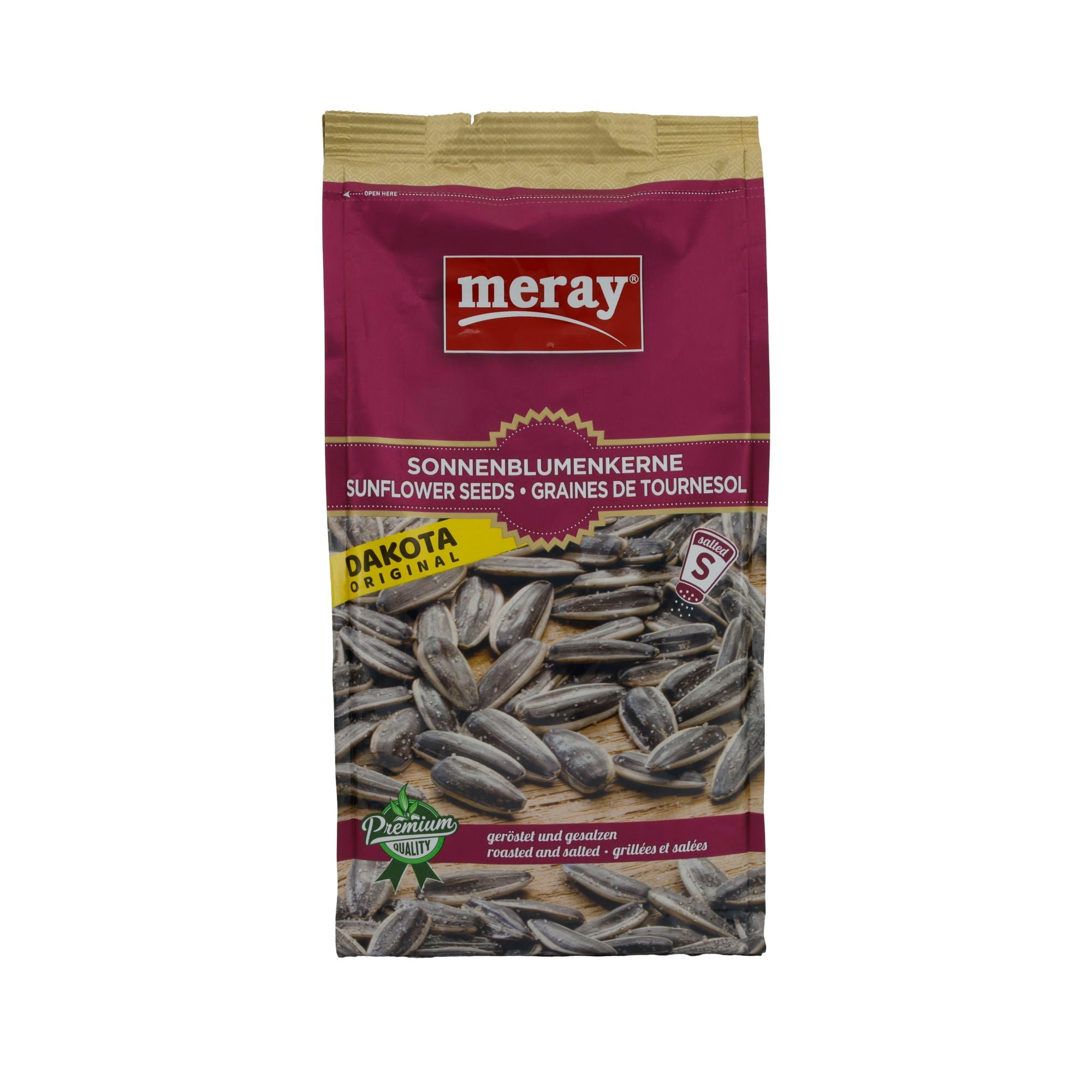 Sonnenblumenkerne Meray | Dakota Original | Geröstet und gesalzen | Premium Qualität 250g MERAY